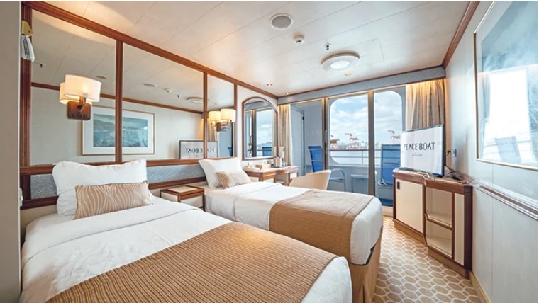 ピースボート　バルコニー付き客室