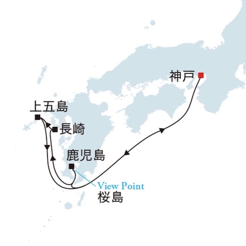 飛鳥Ⅲ 神戸発クルーズ
