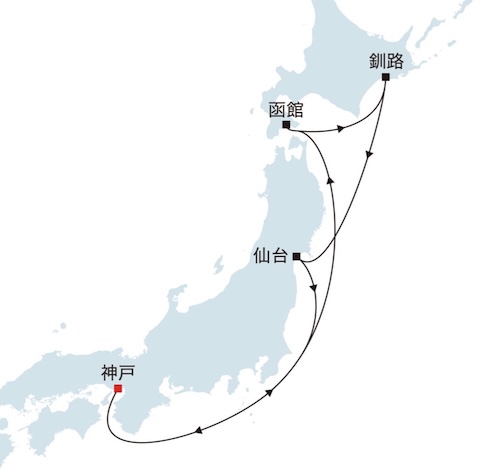 飛鳥Ⅲ 神戸発クルーズ