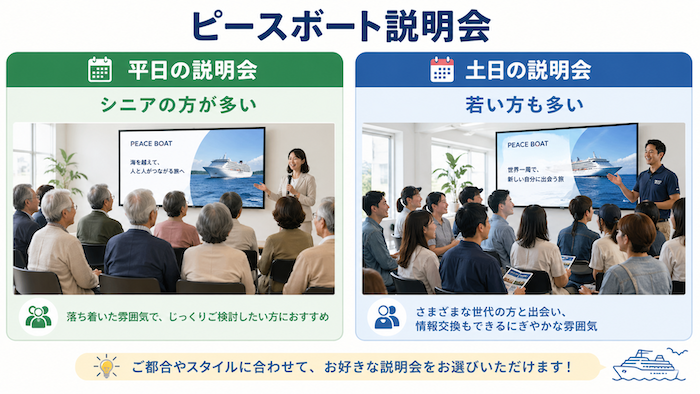 ピースボート　説明会